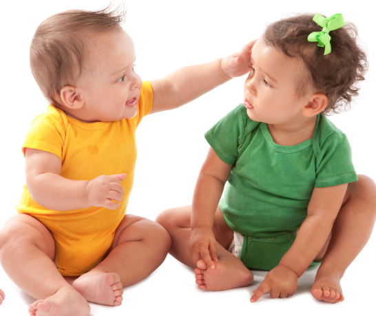 two babies
